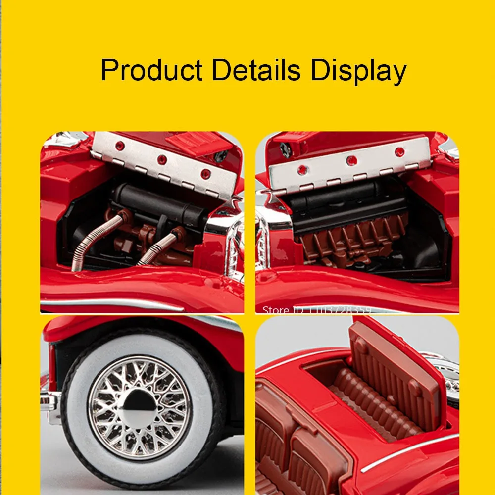 Vintage Car Model Replica 1:32 Scale 3 Vintage Car Model Replica 1:32 Scale - Image 3