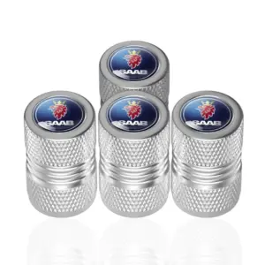 Saab Aluminum Tire Valve Caps Set 9 S3290665c8e04467f939a534841d6a181O