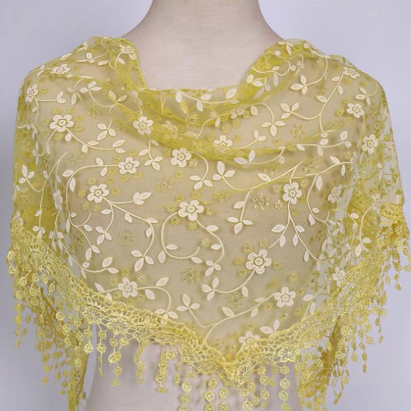 Vibrant Women's Triangle Wrap Scarf 8 Vibrant Women's Triangle Wrap Scarf - Image 8