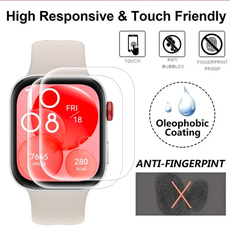 Hydrogel Screen Protector for Huawei Watch Fit Series 4 Hydrogel Screen Protector for Huawei Watch Fit Series - Image 4