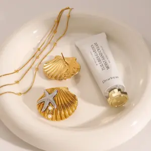 Stainless Steel Ocean-Inspired Starfish Earrings 9 S32bd4473a13948719c3c2ce73272c6bcL