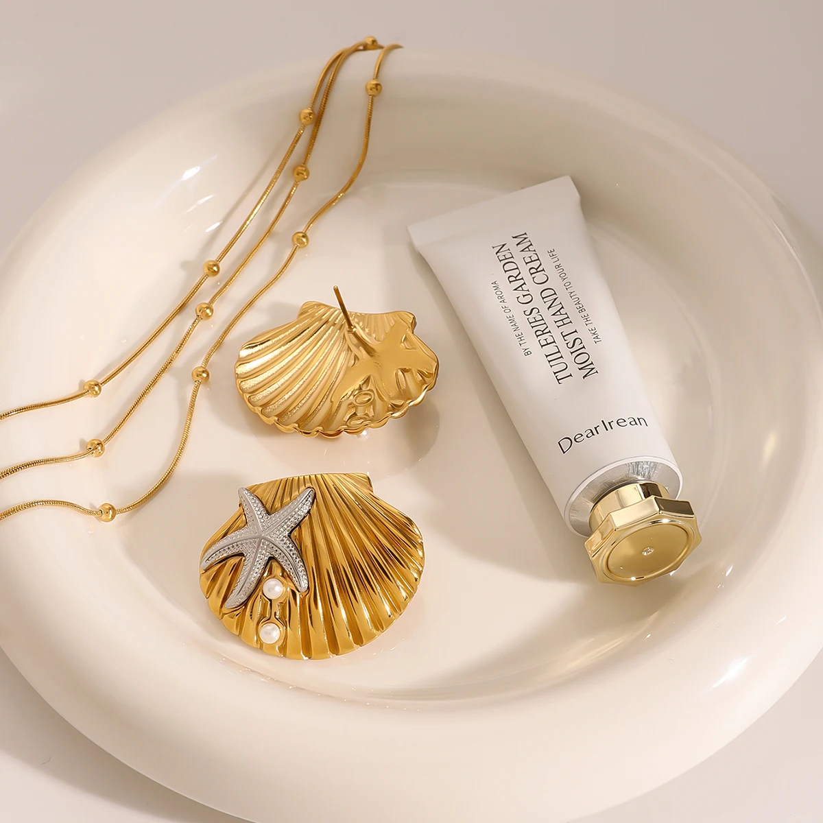 Stainless Steel Ocean-Inspired Starfish Earrings 3 Stainless Steel Ocean-Inspired Starfish Earrings - Image 3