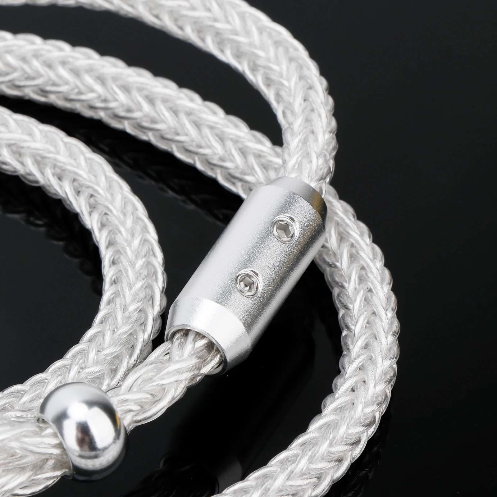 Premium Dual 16-Core Silver Headphone Cable 3 Premium Dual 16-Core Silver Headphone Cable - Image 3