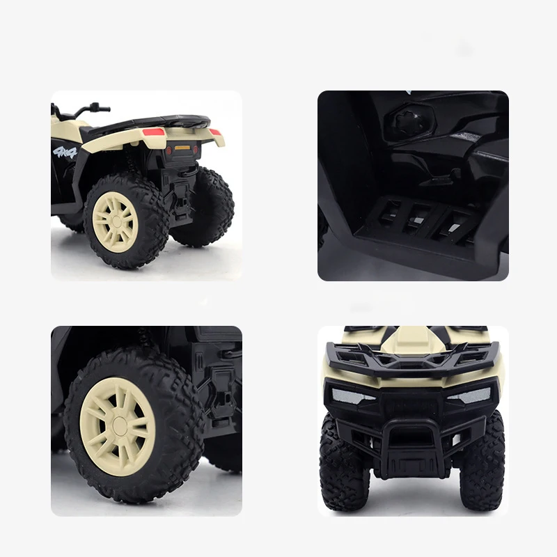 1:36 Alloy Off-Road ATV Miniature Model 4 1:36 Alloy Off-Road ATV Miniature Model - Image 4