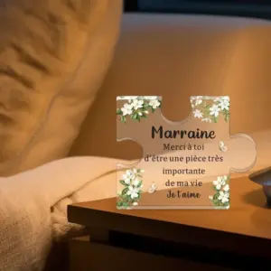 Elegant French-Printed Acrylic Puzzle for Godmother 10 S32d86f1610e94c72bea7460671366d35c