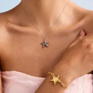 Stainless Steel Pentagram Pendant Necklace 10 S32db7b30eb3b43ce803f6f81615a4f70g