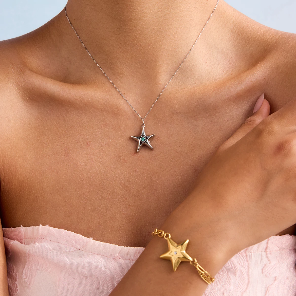 Stainless Steel Pentagram Pendant Necklace 4 Stainless Steel Pentagram Pendant Necklace - Image 4