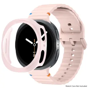 Pink Silicone Strap and Cover Set for Galaxy Watch 8 16 S32e3509741f0425a83bfab74211c5412P