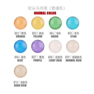 Vibrant Water-Based Marker Set with Metallic & Standard Colors 13 S32f4a7c1b7d84f1cbb68394aac2fff01n