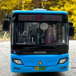 Vibrant Blue Beijing Bus Model for Collection 9 S3307b8ebd4f34be0b75619ac37695906P