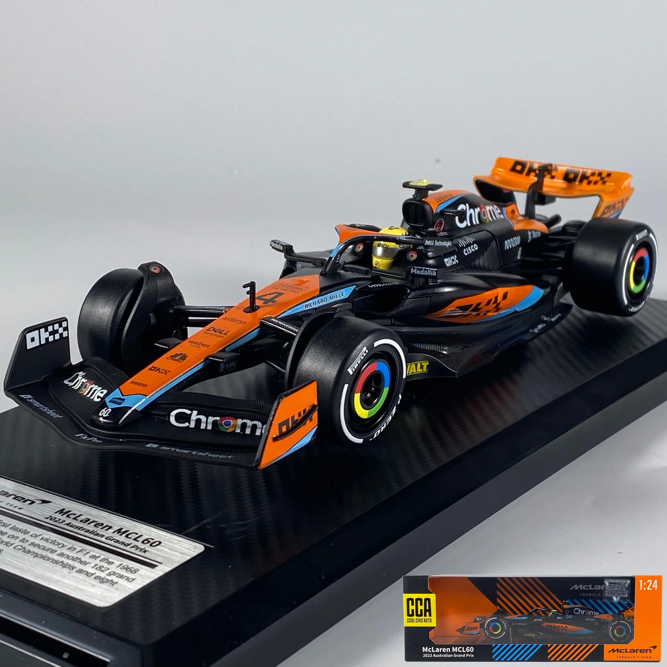 McLaren MCL60 1:24 Diecast Model Car 8 McLaren MCL60 1:24 Diecast Model Car - Image 8