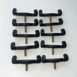 Black 1/2 Violin Shoulder Rest Feet Set of 10 10 S3311df1ed2904349ba2ef7f4f6ad8c45G
