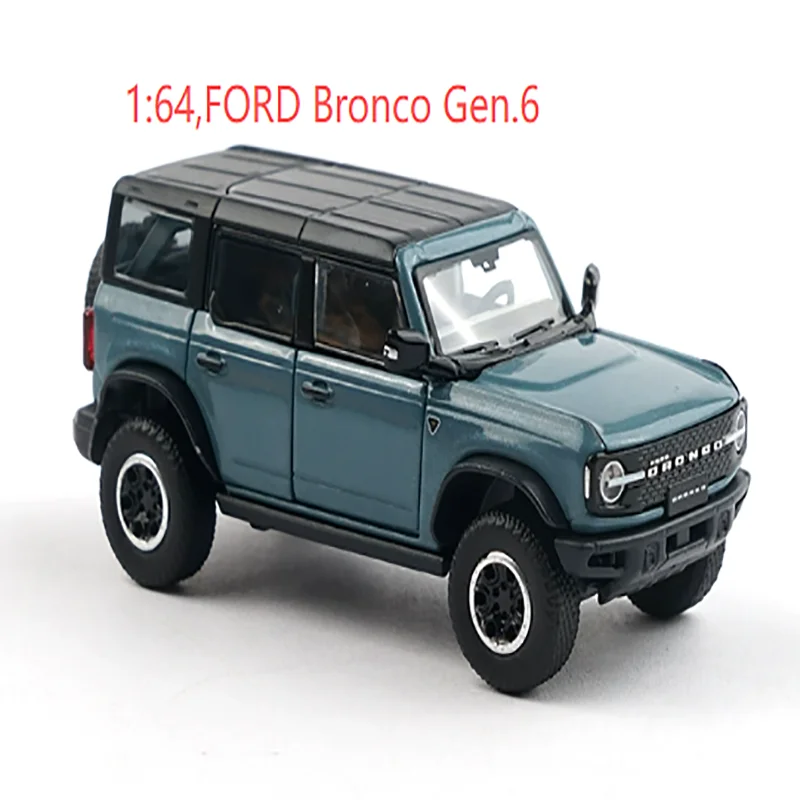 Miniature 1/64 Scale Ford Bronco Model in Blue 2 Miniature 1/64 Scale Ford Bronco Model in Blue - Image 2