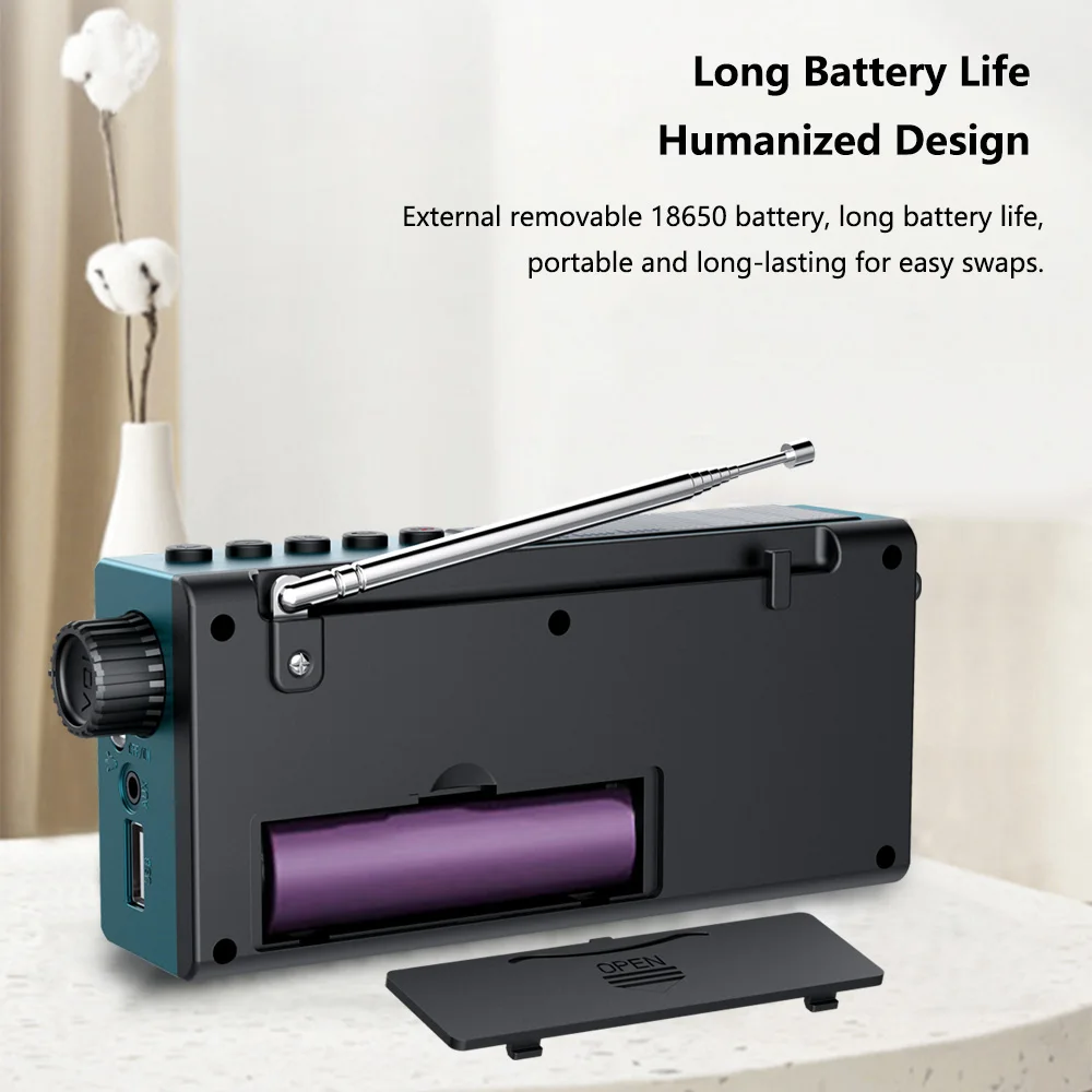 Portable Solar Bluetooth Speaker with 5W Output 5 Portable Solar Bluetooth Speaker with 5W Output - Image 5