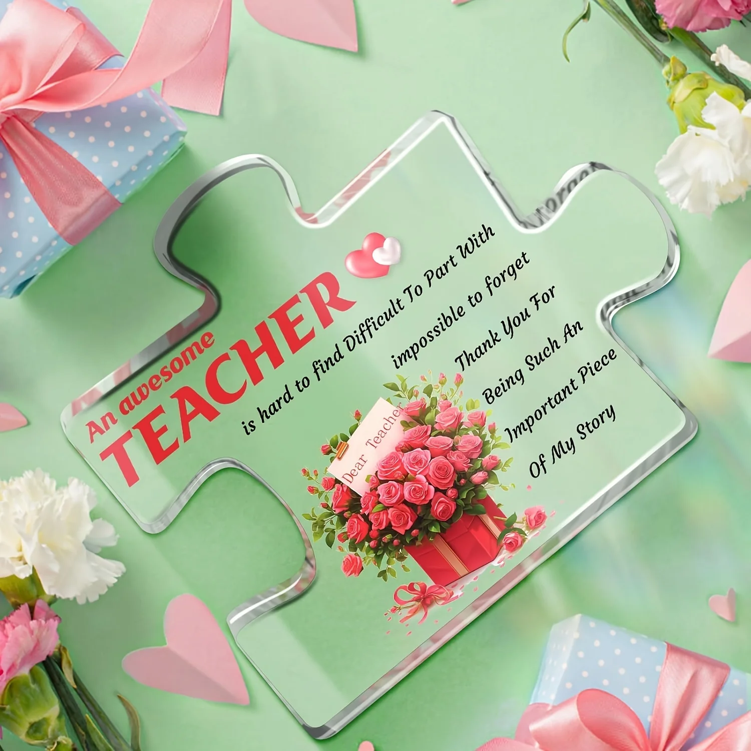 Teacher Appreciation Acrylic Block Gift 6 Teacher Appreciation Acrylic Block Gift - Image 6