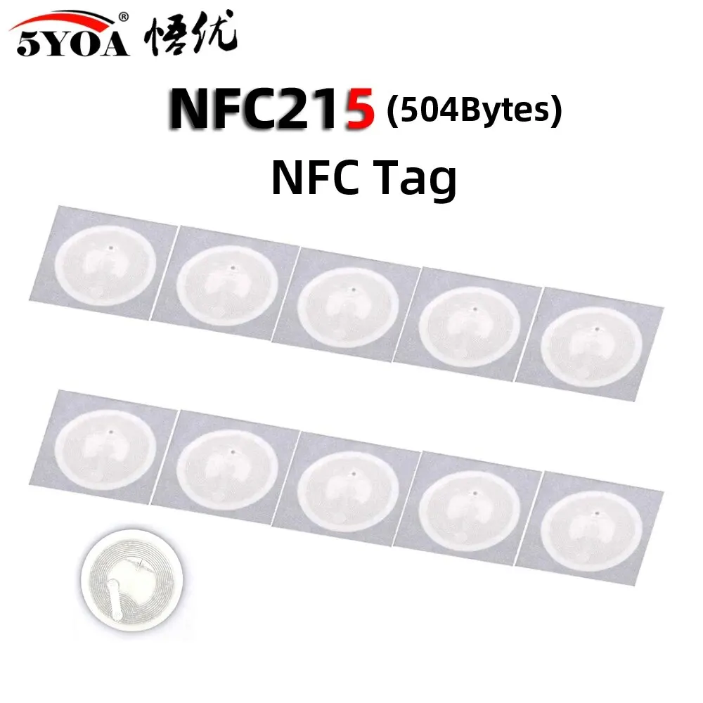 10-Pack 25mm NFC RFID Stickers for Contactless Tech 7 10-Pack 25mm NFC RFID Stickers for Contactless Tech - Image 7