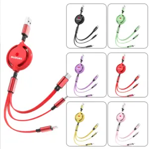 Colorful Suzuki Retractable 3-in-1 USB Cable 12 S33611b8730fb419686470b48b9e144a1x