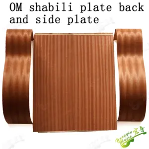 Sapele Wood Guitar Back Panel for Classical / OM 9 S3368ceb63bcc417caabf0259d850c95e0