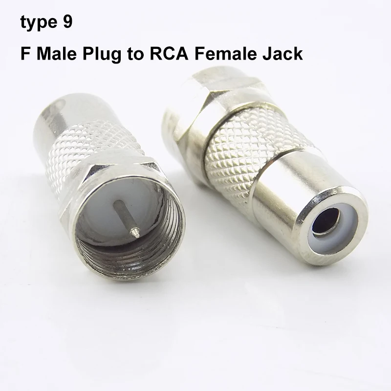 RF Coaxial Adapter Set for TV and CCTV 7 RF Coaxial Adapter Set for TV and CCTV - Image 7