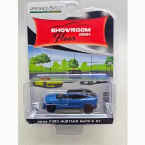 Blue Ford Mustang Mach-E GT 1/64 Diecast Model 5 S33847475cba44420b83536b559edd660d