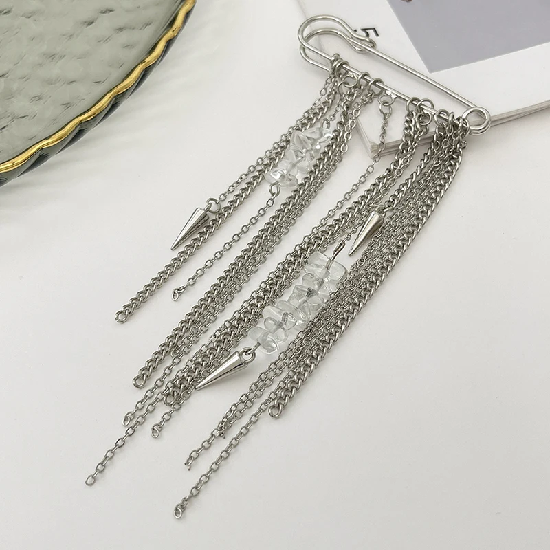 Silver Tassel Pants Chain Accessory 4 Silver Tassel Pants Chain Accessory - Image 4