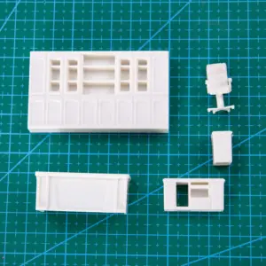 Miniature White Office Set for Dioramas 11 S33aee17ff26848868837a2de0f766ef54
