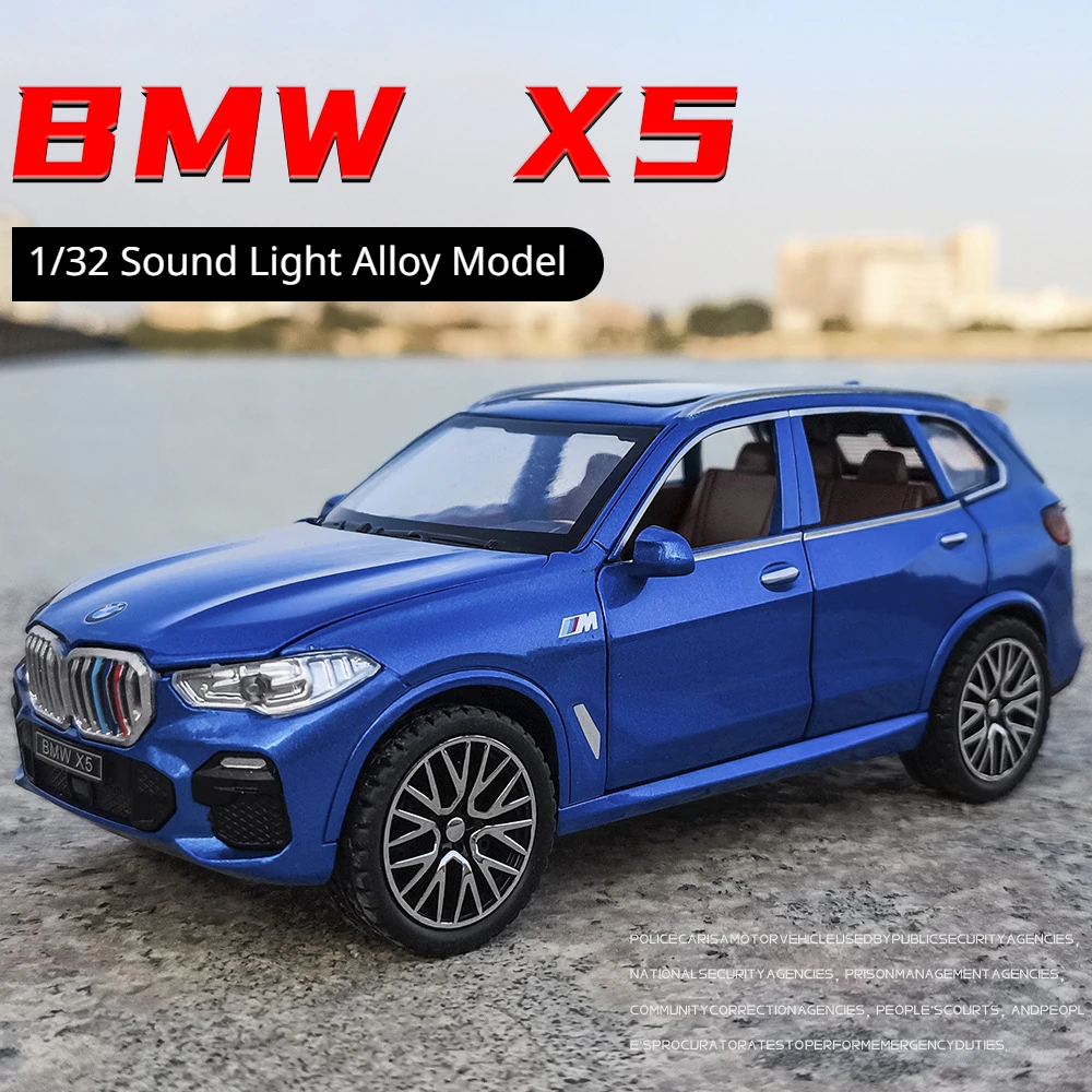 BMW X5 1:32 Diecast Model in Vibrant Blue 1 BMW X5 1:32 Diecast Model in Vibrant Blue