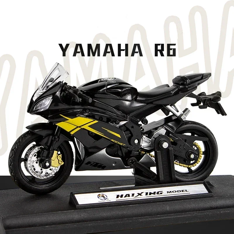 1:18 Scale Yamaha R6 Alloy Motorcycle Model 4 1:18 Scale Yamaha R6 Alloy Motorcycle Model - Image 4