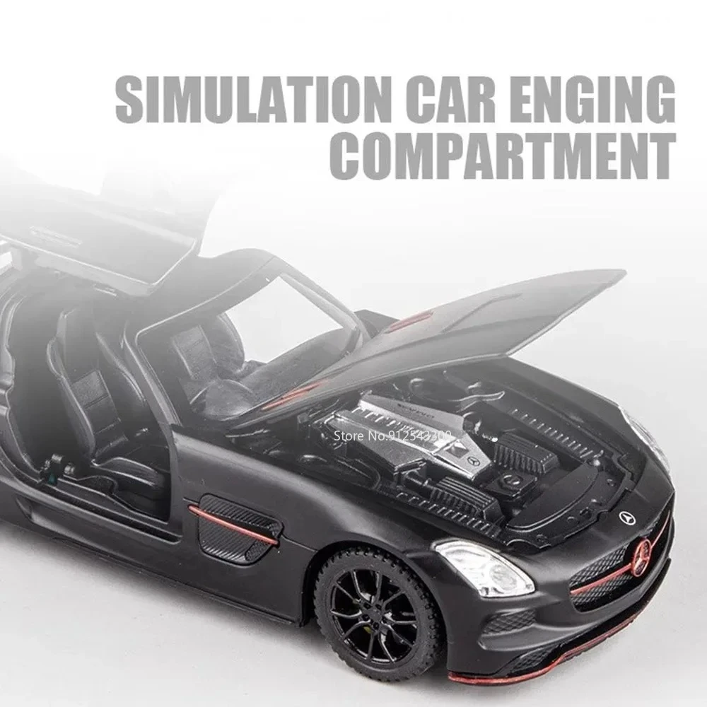 Mercedes-Benz SLS AMG 1:32 Diecast Model 5 Mercedes-Benz SLS AMG 1:32 Diecast Model - Image 5