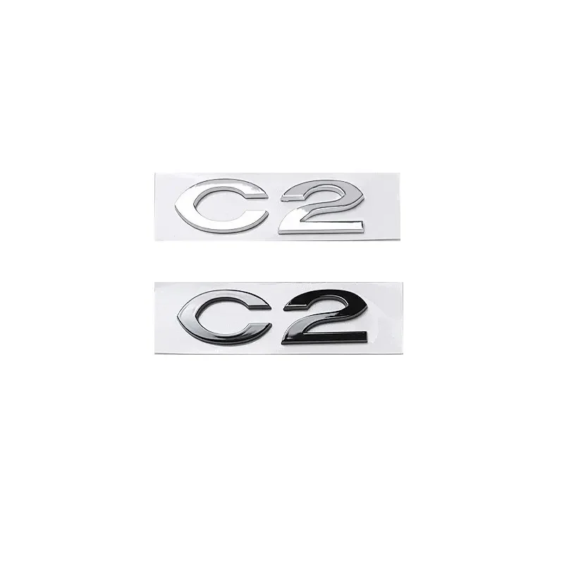 Citroen C5 3D Badge Set in Chrome & Black 3 Citroen C5 3D Badge Set in Chrome & Black - Image 3