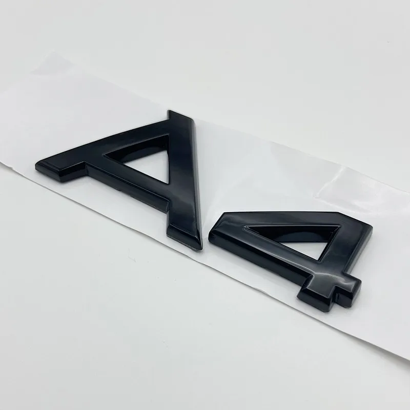 A4 3D Emblem Set with Chrome Finish 5 A4 3D Emblem Set with Chrome Finish - Image 5