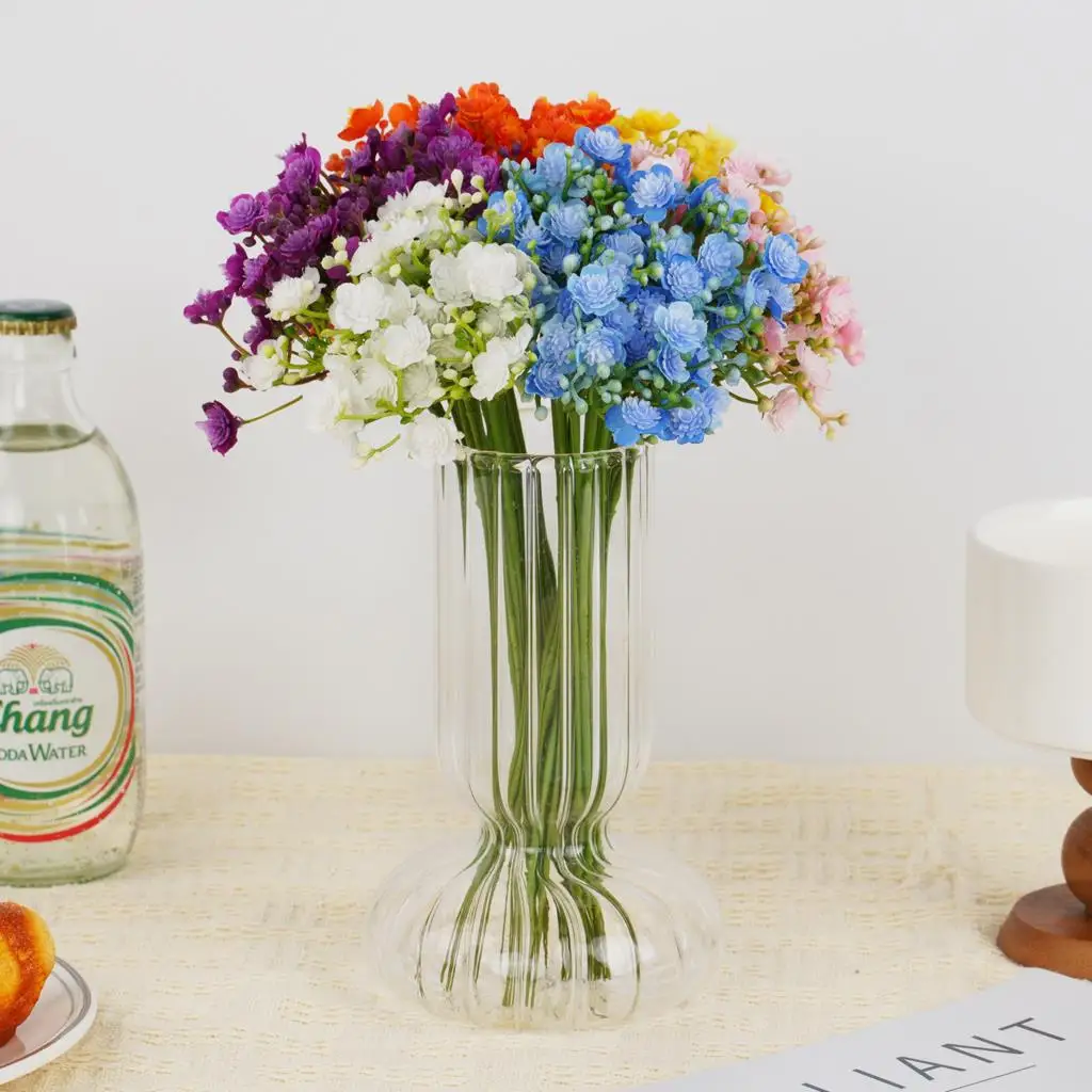 Blue Artificial Baby's Breath Bouquet - 42 Flowers 6 Blue Artificial Baby's Breath Bouquet - 42 Flowers - Image 6