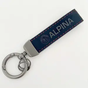 ALPINA Leather BMW Keychain with Emblem 8 S33f2d9d032d6495e907b199001beaed5o