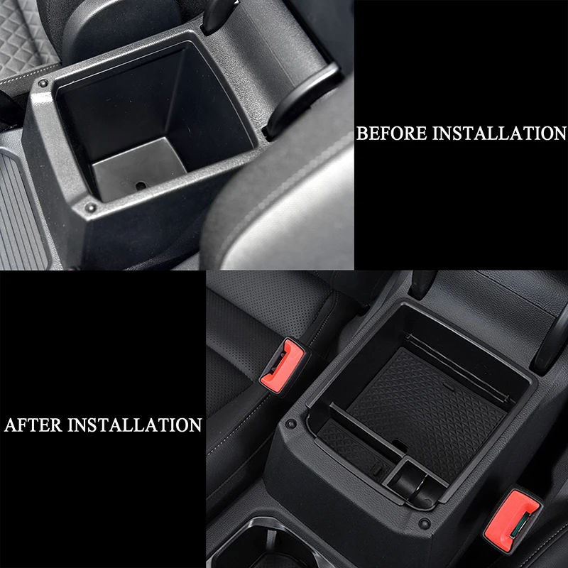 VW Tiguan MK2 Armrest Storage Box 14x12.5cm 3 VW Tiguan MK2 Armrest Storage Box 14x12.5cm - Image 3