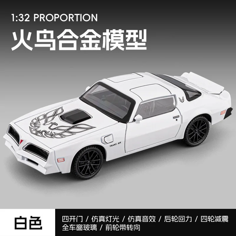 1:32 Scale Diecast Muscle Car Model in Black, Red, or White 8 1:32 Scale Diecast Muscle Car Model in Black, Red, or White - Image 8