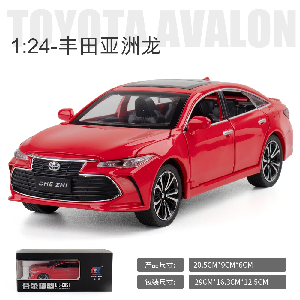 Black Toyota Avalon 1:24 Diecast Model with Sound 6 Black Toyota Avalon 1:24 Diecast Model with Sound - Image 6