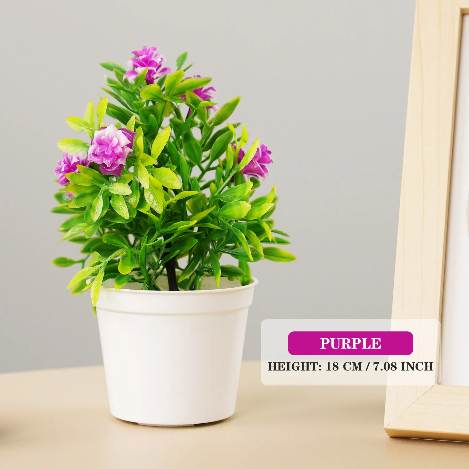 Artificial Bonsai Tree with Vibrant Flowers 9 Artificial Bonsai Tree with Vibrant Flowers - Image 9