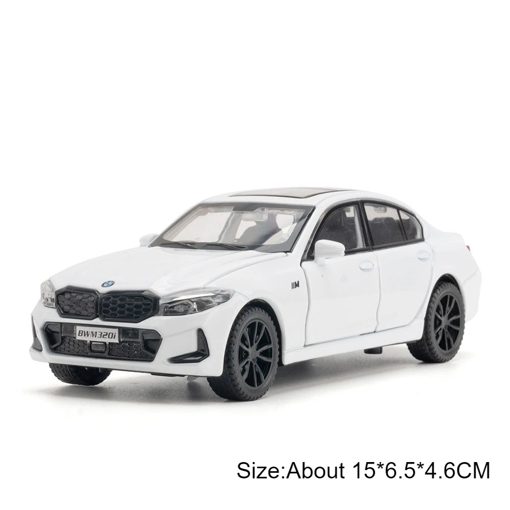 White BMW 320i 1:32 Scale Diecast Model 8 White BMW 320i 1:32 Scale Diecast Model - Image 8