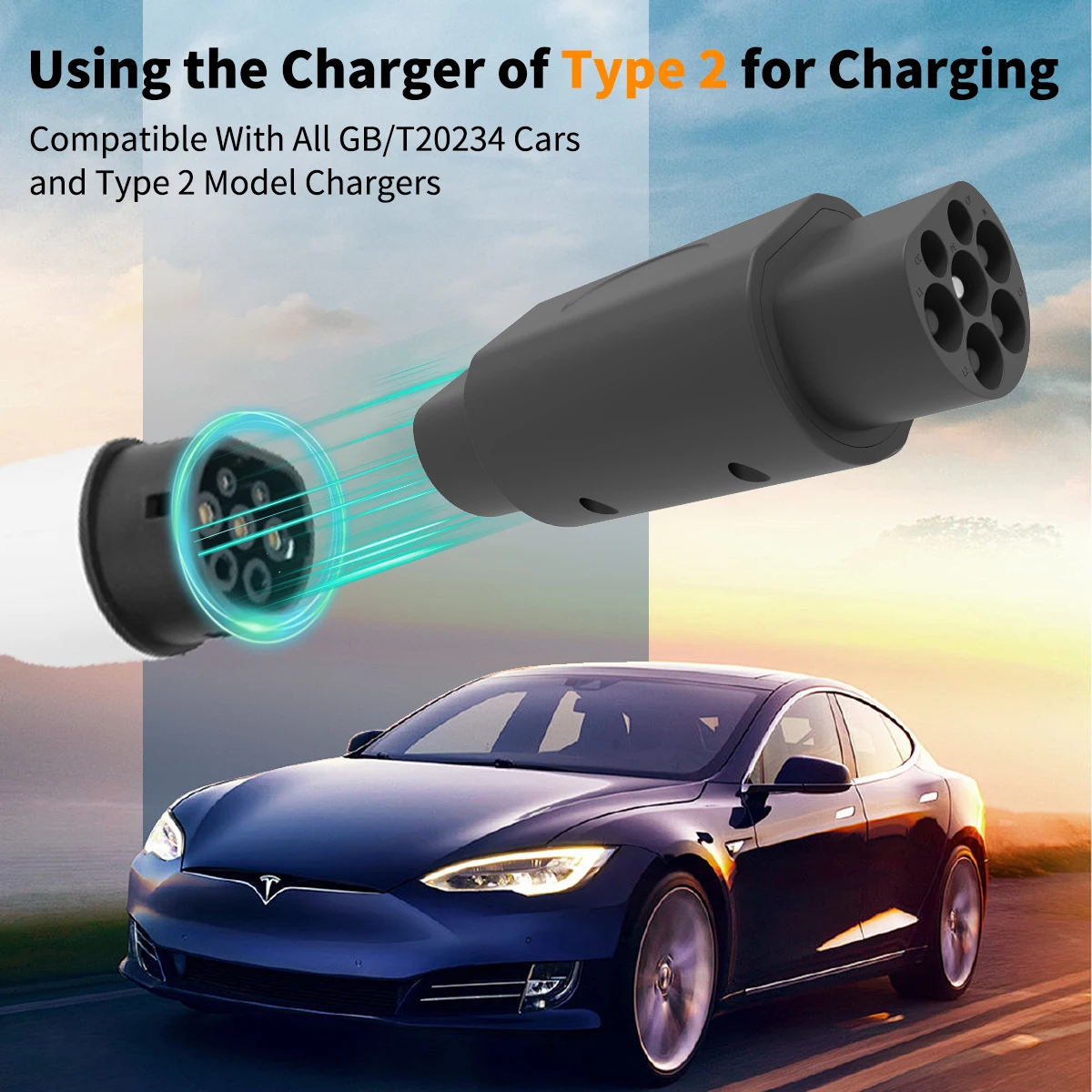 WUFEN Type2 to GBT EV Charger Adapter 4 WUFEN Type2 to GBT EV Charger Adapter - Image 4