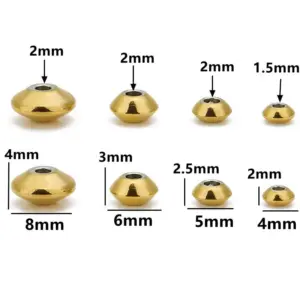Stainless Steel UFO Spacer Beads Set 14 S34964bd8920a467aba7b9b4414bd55a6o