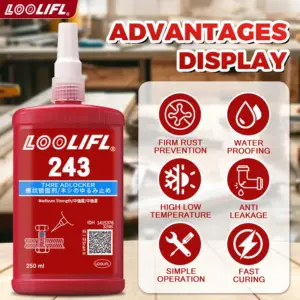 LOOLIFL 243 Threadlocker for Metal Fasteners 11 S34a55532cd1347228e24947382751806j