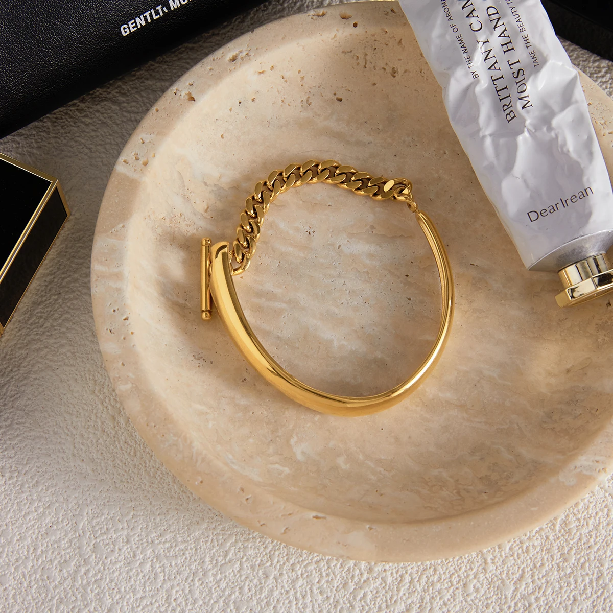 Stainless Steel Asymmetric Geometric Bracelet 5 Stainless Steel Asymmetric Geometric Bracelet - Image 5