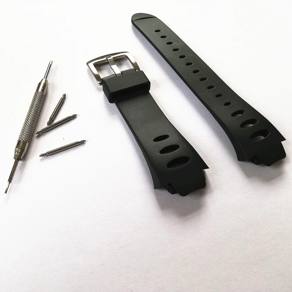 Green Rubber Watch Strap for Suunto Observer Models 9 Green Rubber Watch Strap for Suunto Observer Models - Image 9