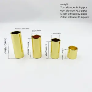 Gold-Plated Guitar Slide Rod 2.5cm Diameter 11 S34c5d2ff68114394bead9fbb6f219a37j