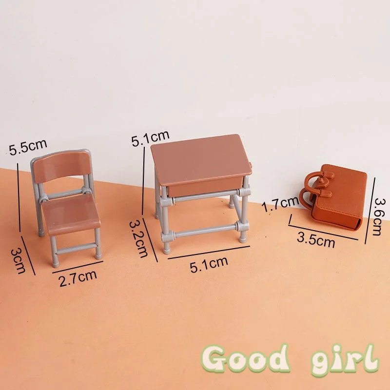 Vintage Classroom Desk Set with Backpacks 6 Vintage Classroom Desk Set with Backpacks - Image 6