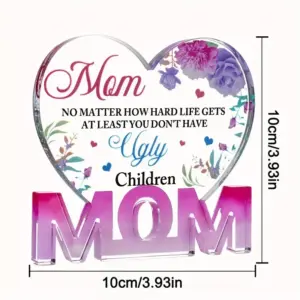 Heart-Shaped Acrylic Wall Decor for Moms 7 S34ca525ffc174bc791e6a66f55adced6M