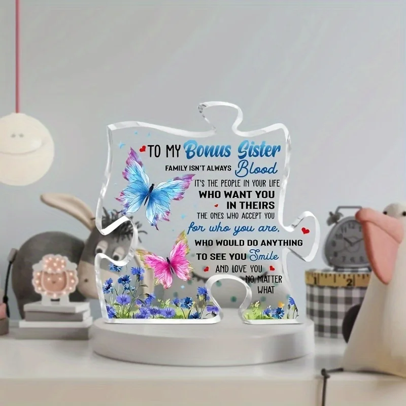 Heartfelt Sister Puzzle Piece Decor 2 Heartfelt Sister Puzzle Piece Decor - Image 2