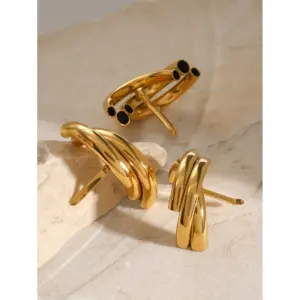 Gold Stainless Steel U-Shaped Hairpin Model JDHW2407001 9 S34dc37378b5848e1834df683e57ff0b9H