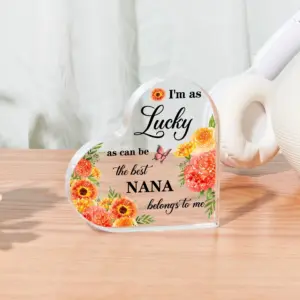 Heart-Shaped Acrylic Nana Gift Sign 7 S34df836a55ba445aaa7bf6664f4d7919m