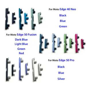 Moto Edge Power and Volume Side Buttons Set 12 S34fd3427831247e5828540c4746bccc3c